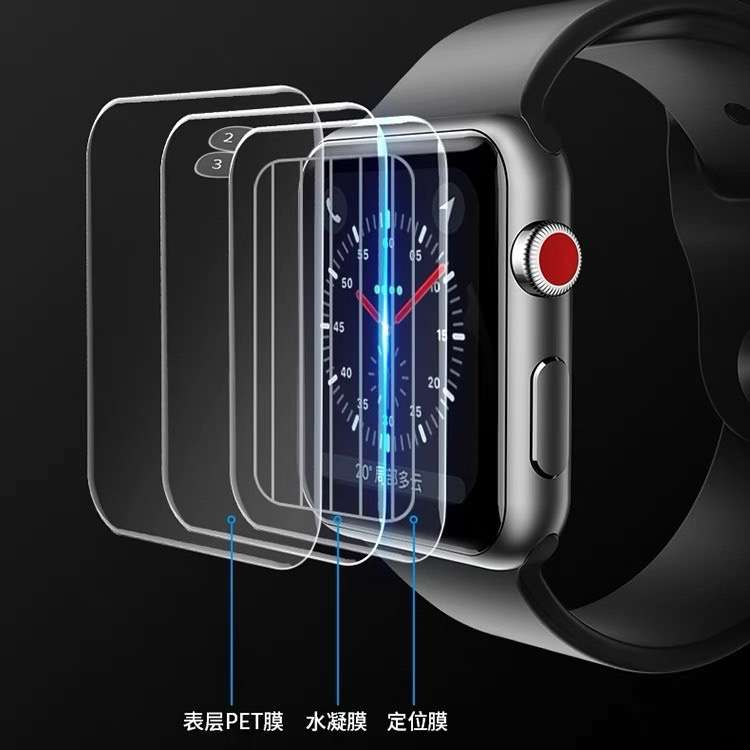 Miếng dán dẻo skin PPF Apple Watch phục hồi trầy xước size 38 40 42 44 41 45mm Kmobile.Store