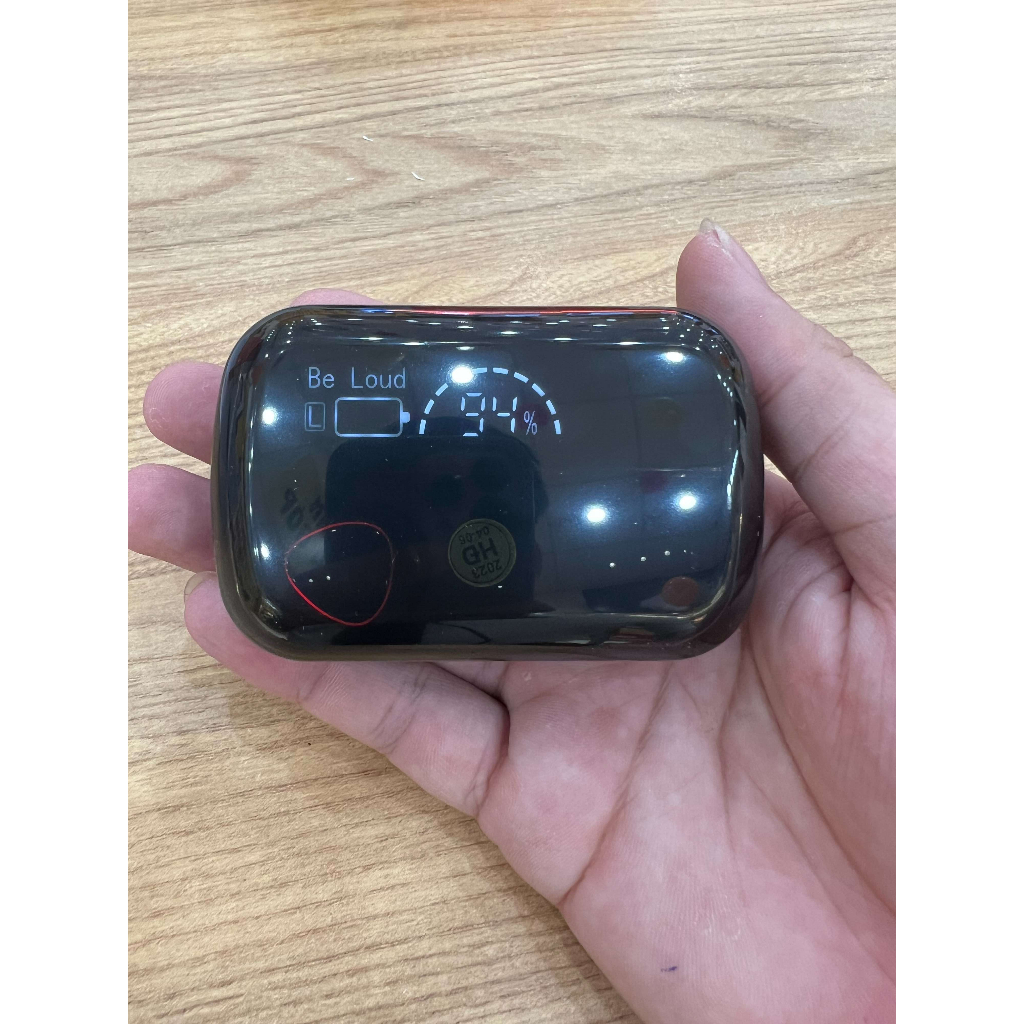 Tai nghe M10 kiêm sạc dự phòng, bluetooth không dây phiên bản pro nâng cấp pin trâu 3000mah, nút cảm ứng, màn hình led