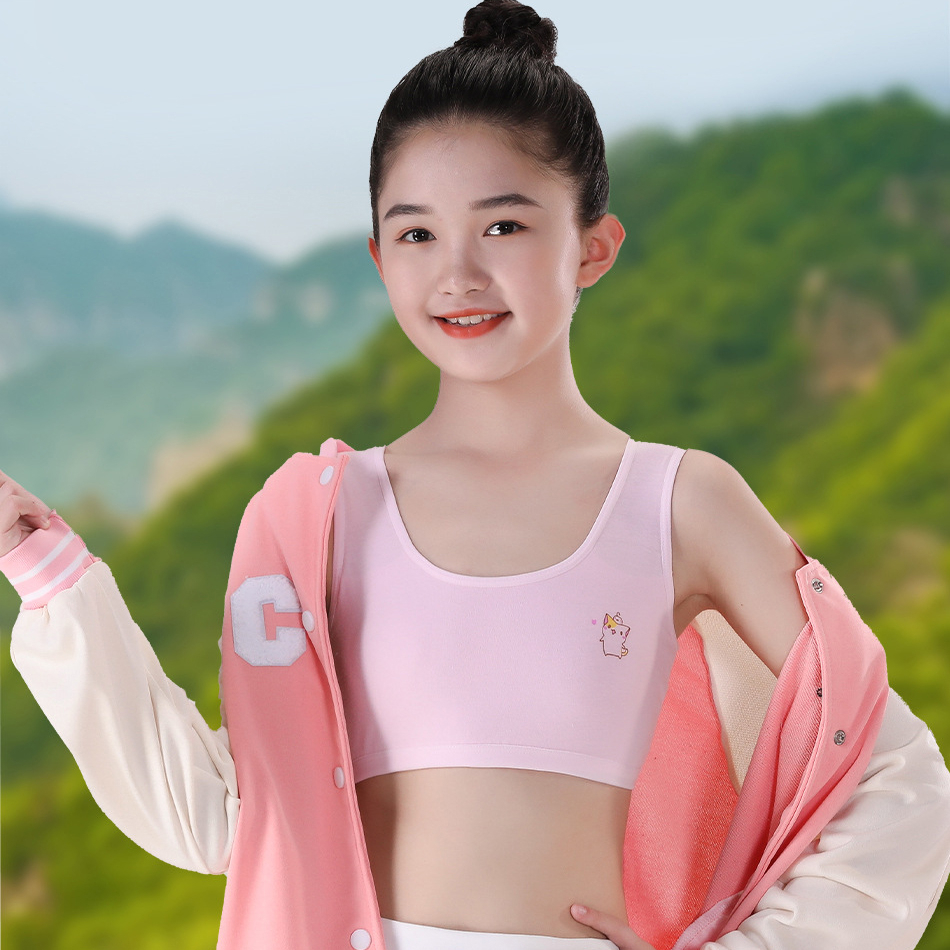 [MỚI] Áo lót lá cho bé gái, áo ngực học sinh cotton mềm mịn Siêu Thoải Mái cho bé gái cấp 1, cấp 2