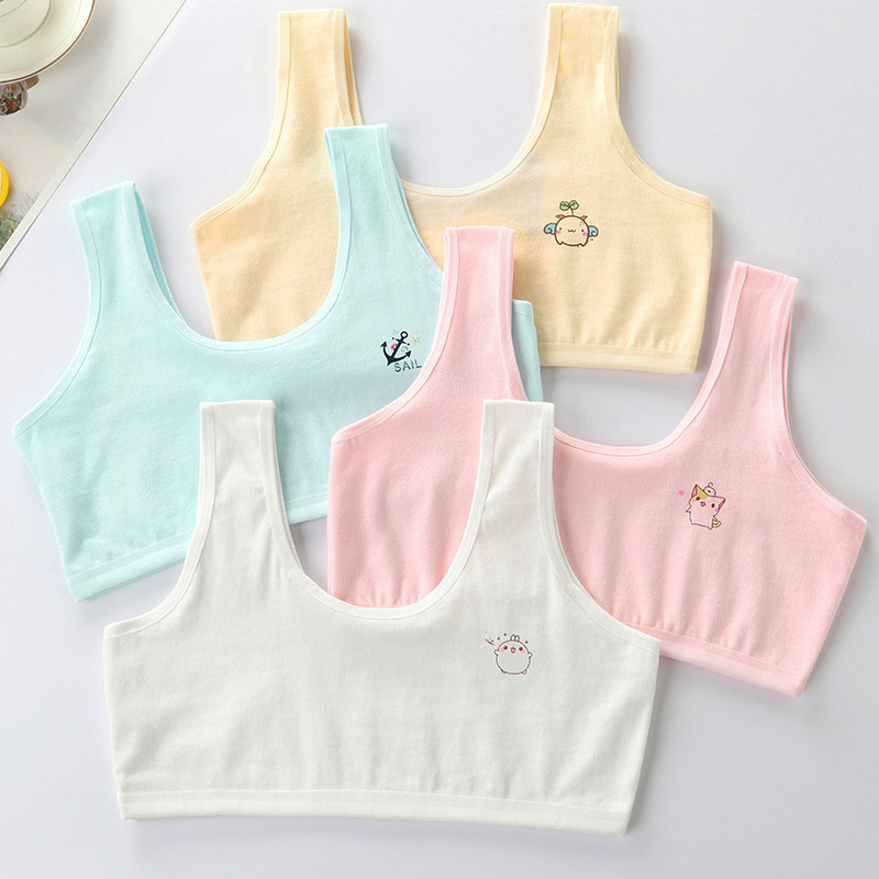 [MỚI] Áo lót lá cho bé gái, áo ngực học sinh cotton mềm mịn Siêu Thoải Mái cho bé gái cấp 1, cấp 2