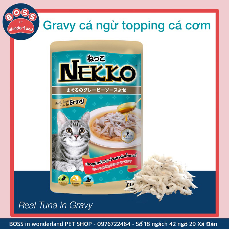 PATE NEKKO GRAVY CHÍNH HÃNG CHO MÈO TRÊN 6 THÁNG