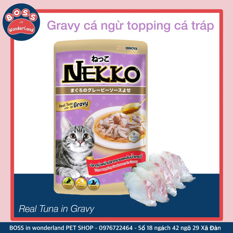 PATE NEKKO GRAVY CHÍNH HÃNG CHO MÈO TRÊN 6 THÁNG