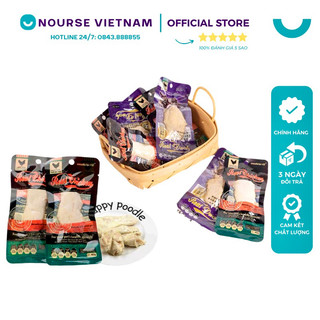 Ức gà ăn liền cho chó mèo Real Chicken Ức gà hấp cho mèo tăng cân NourseVietnam AV02