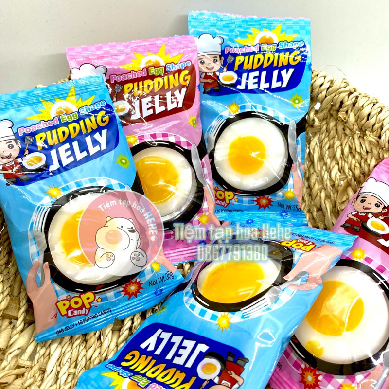[ GIÁ SIÊU RẺ ] KẸO CHẢO TRỨNG PUDDING JELLY