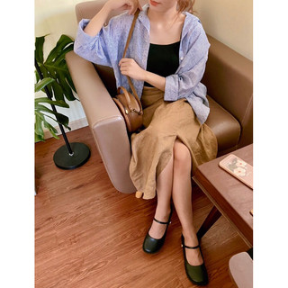 Áo sơ mi linen kẻ sọc - Áo Kẹo màu pastel - Youth Linen