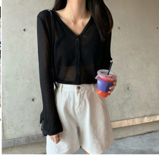 SIÊU PHẨM HOT-Áo cardigan len mỏng mềm C395