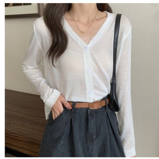 SIÊU PHẨM HOT-Áo cardigan len mỏng mềm C395