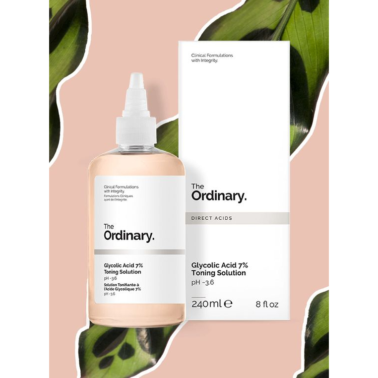 Toner tẩy da chết làm sạch The Ordinary Glycolic Acid 7% Toning Solution
