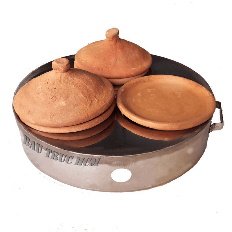 Khuôn bánh xèo 3 chén đất