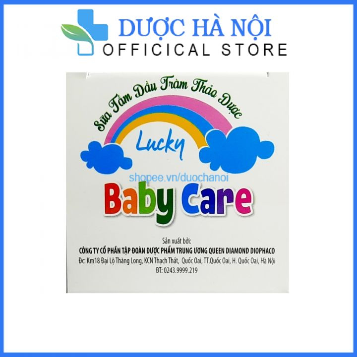 Sữa Tắm gội em bé Dầu Tràm Baby Care chai 150ml