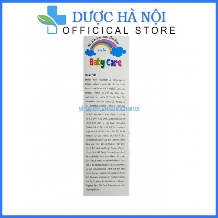 Sữa Tắm gội em bé Dầu Tràm Baby Care chai 150ml