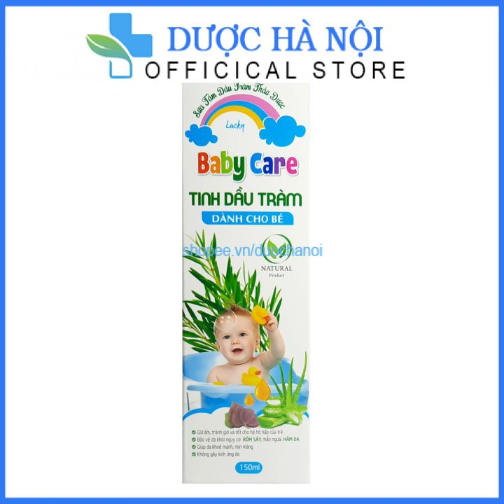 Sữa Tắm gội em bé Dầu Tràm Baby Care chai 150ml