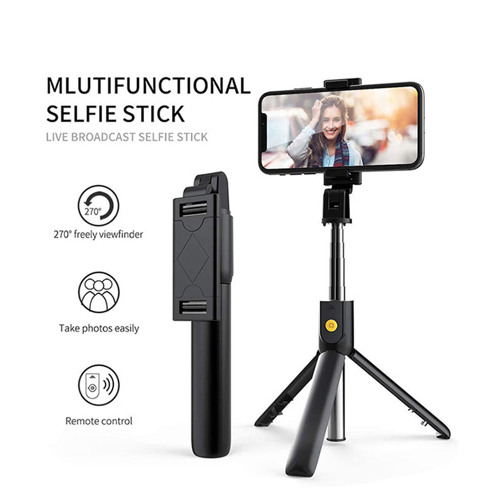 Gậy Chụp Ảnh K07, Chụp ảnh, quay video Cầm Tay, Tự Sướng Bluetooth K07, Gậy selfie 3 chân đa năng, Tripod K07 TimShop