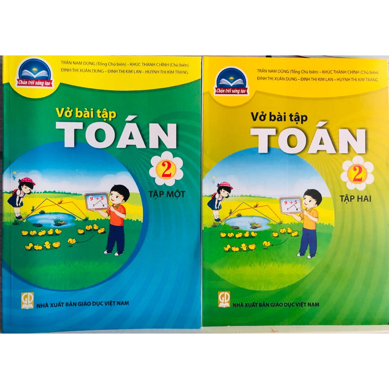 vở bài tập toán lớp 2 thuộc bộ chân trời sáng tạo