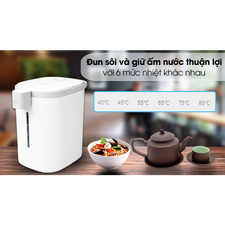 Bình Thủy Điện Kangaroo KG5K1 - Bình Đun Nước Pha Trà, Cà Phê - Đun Sôi, Giữ Ấm -  Dung Tích 5 Lít - Hàng Chính Hãng