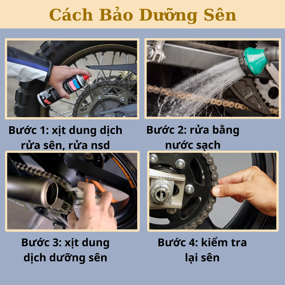 Bộ nhông sên dĩa Yamaha R15, sên phốt, màu vàng, bảo hành 6 tháng- Tây Thành Shop