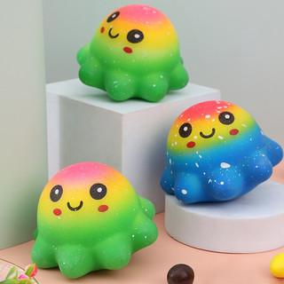 squishy bạch tuộc phối màu đáng yêu