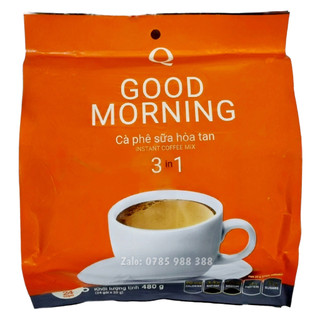 Cà phê sữa hòa tan Trần Quang Good Morning 480g (24 gói)