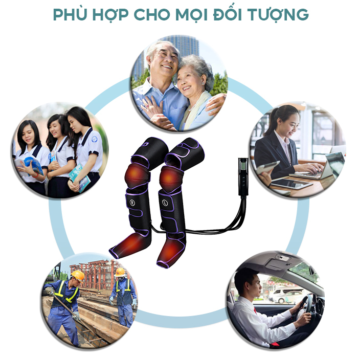 Máy Massage Chân Áp Suất Khí Nén NK-287 - Mát Xa Toàn 2 Chân