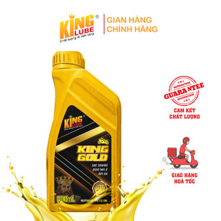Dầu Nhớt Xe Máy KING GOLD API SN - SAE 10W-40 - JASO MA-2