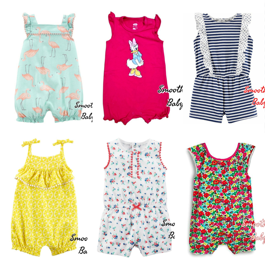 BODY ĐÙI ROMPER - BỘ LIỀN THÂN ĐÙI THUN COTTON SIÊU XINH CHO BÉ GÁI 6-13KG