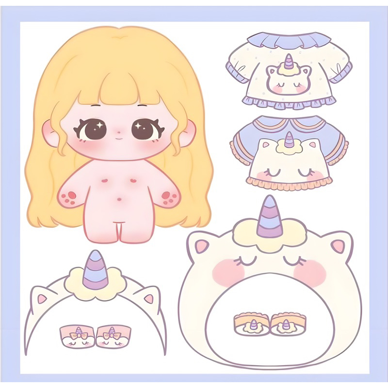 Búp bê giấy CHIBI