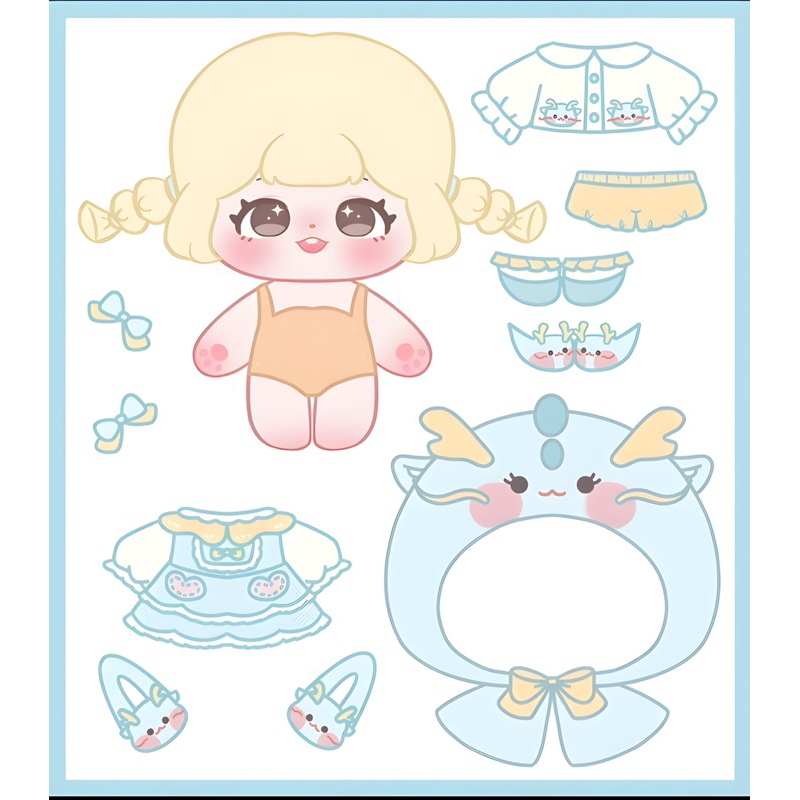 Búp bê giấy CHIBI