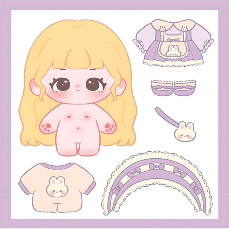 Búp bê giấy CHIBI