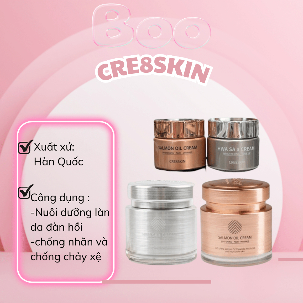 Kem Dưỡng Phục Hồi Trắng Da Chiết Xuất Cá Hồi Salmon Oil Cream