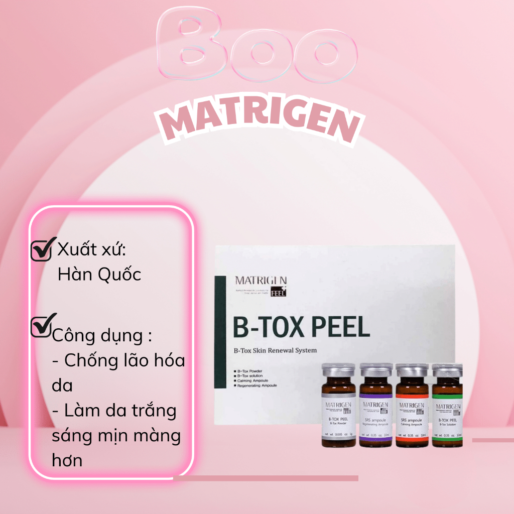 B-tox peel 4 màu - Hàn Quốc