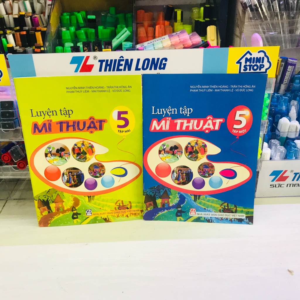 COMBO Bìa bao luyện tập mĩ thuật lớp 5 (t1 +t2) (vpp huyphat)