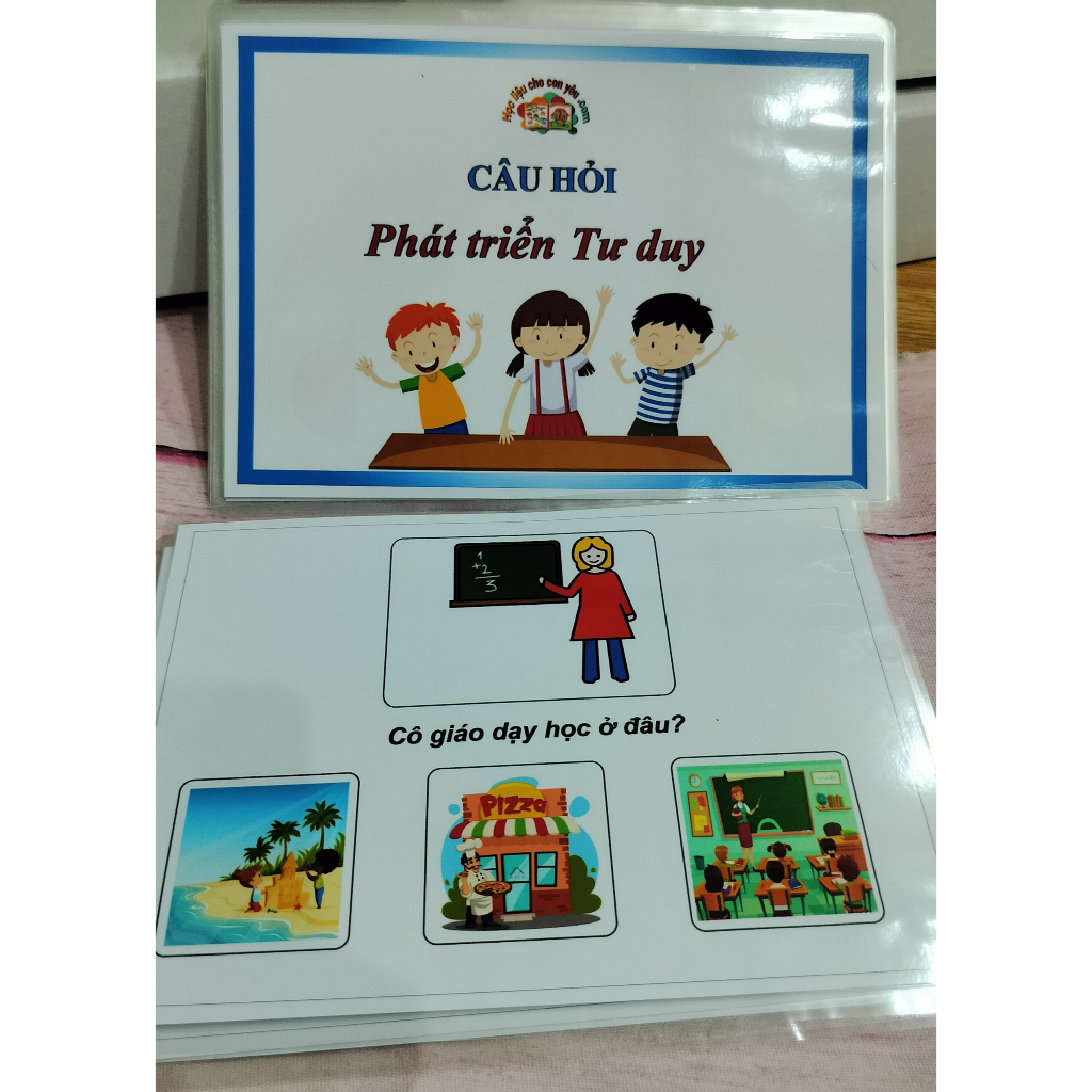 Bộ Thẻ Câu Hỏi Phát Triển Tư Duy Cho Bé