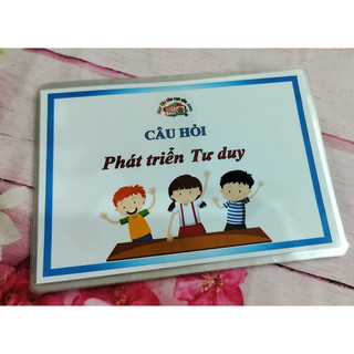 Bộ thẻ câu hỏi phát triển tư duy cho bé