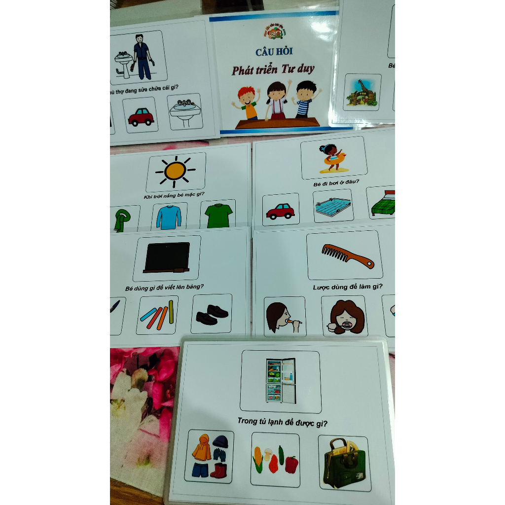 Bộ Thẻ Câu Hỏi Phát Triển Tư Duy Cho Bé