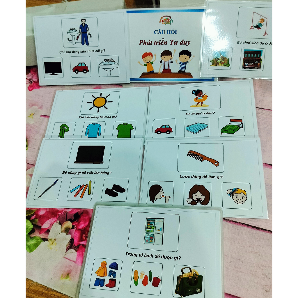 Bộ Thẻ Câu Hỏi Phát Triển Tư Duy Cho Bé