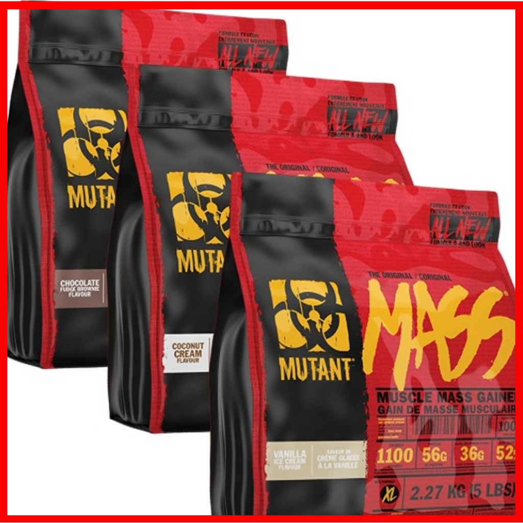 Mutant Mass 5Lbs [2,3kg] - Sữa tăng cân, tăng Cơ cho người gầy mạnh mẽ, bổ sung dinh dưỡng, thành phần tự nhiên