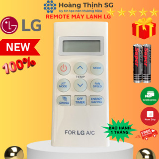 Điều khiển điều hòa LG ngắn S09EN2, remote máy lạnh LG ngắn S09EN2 - Tặng kèm pin