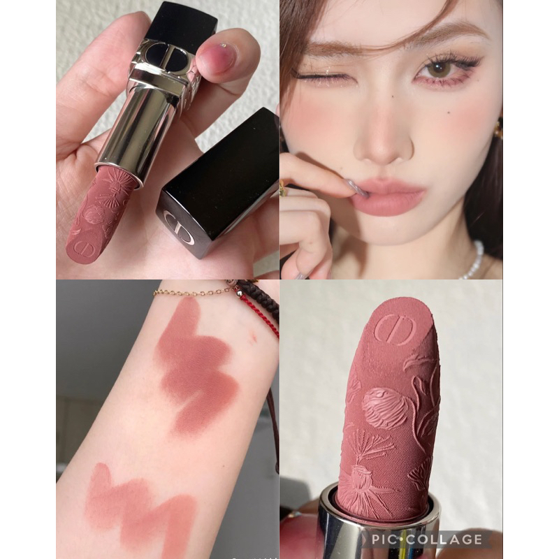 Son Dior Velvet AUTH 100 1947 limited Millefiori 2022🎁 đủ bill