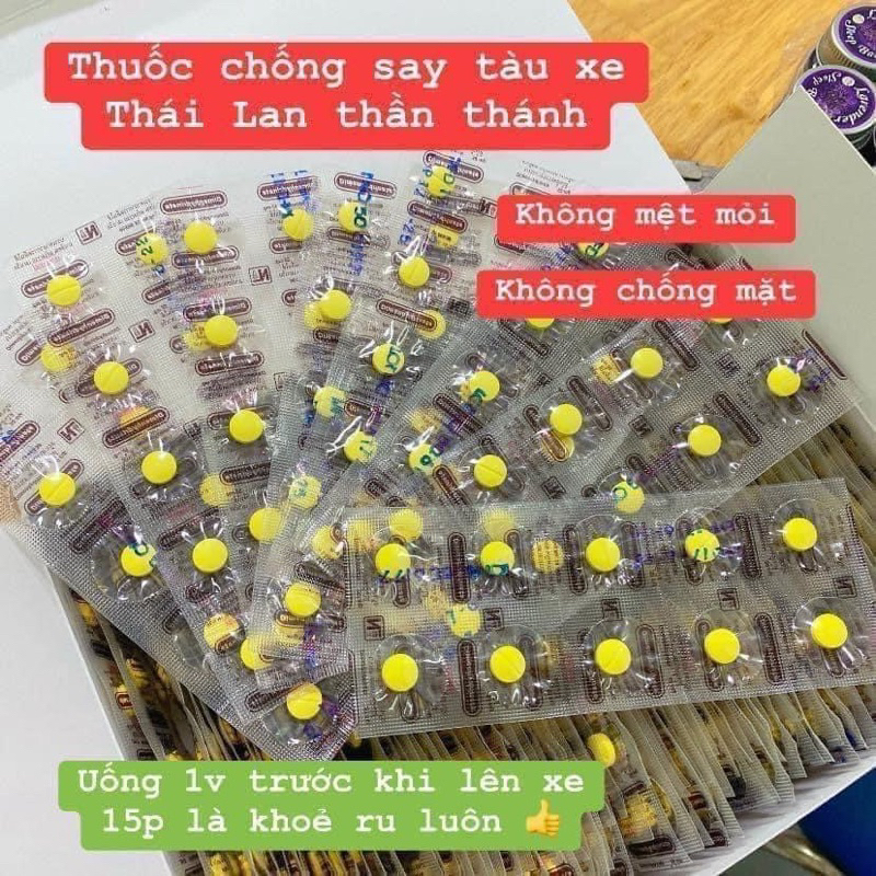 Set 3 vỉ Viên chống xay xe Thái lan- Date 2025