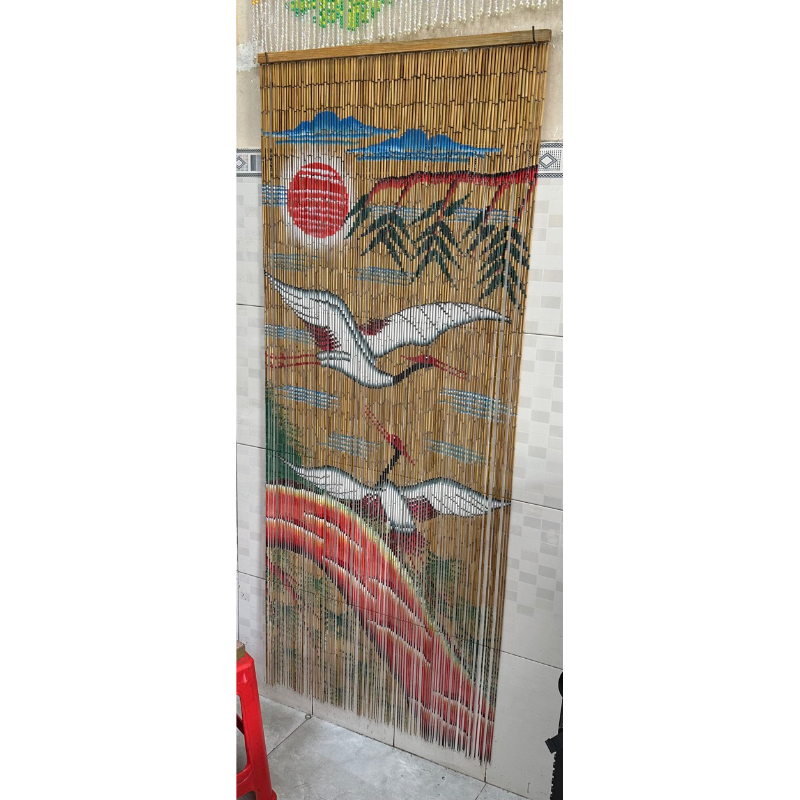 MÀN ỐNG TRÚC TRE CÓ HÌNH ĐỦ MẪU - TRÚC TRE KHÔNG HÌNH TREO CỬA - MÀNH RÈM ỐNG TRÚC TRE