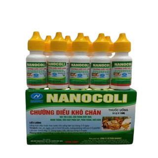 Nanocoli 10ml - chướng diều khô chân