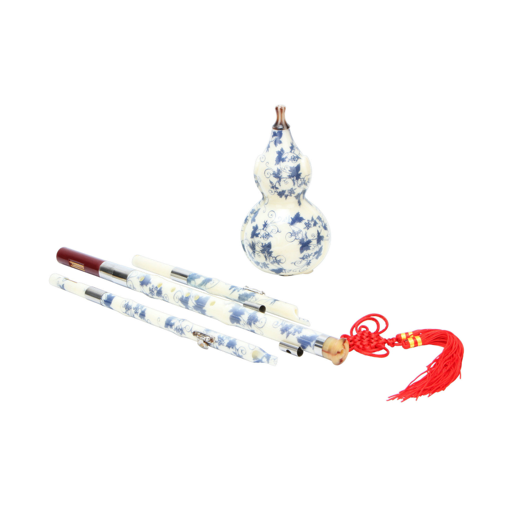 Sáo Bầu Khớp Inox 2 Bè Kèm Bao Da