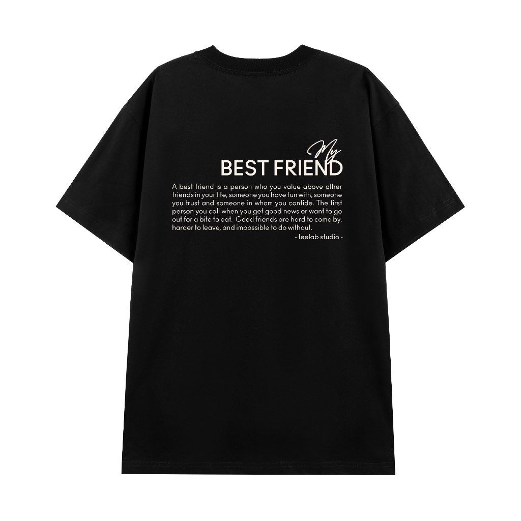 Áo Thun Teelab Local Brand Unisex My Best Friend TS171