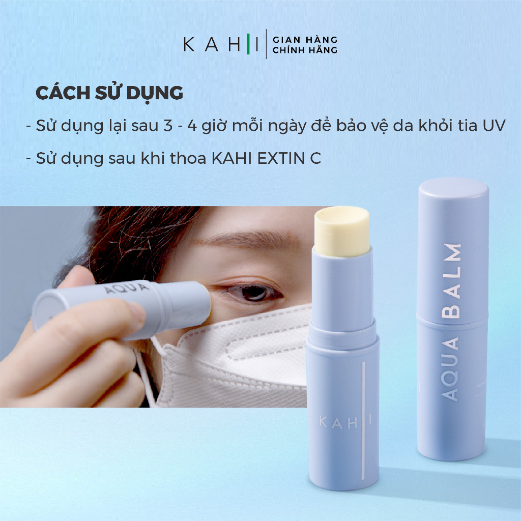 CẶP ĐÔI SÁP DƯỠNG TĂNG CƯỜNG ĐÀN HỒI VÙNG DA MẮT - KAHI Eye Balm & KAHI Aqua Balm