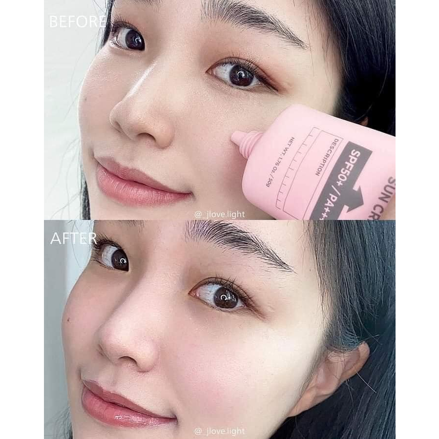 ShopvuKEM CHỐNG NẮNG NÂNG TONE KIỀM DẦU CHOCHO TONE UP PINK SUNCREAM SPF50 50G - 14622