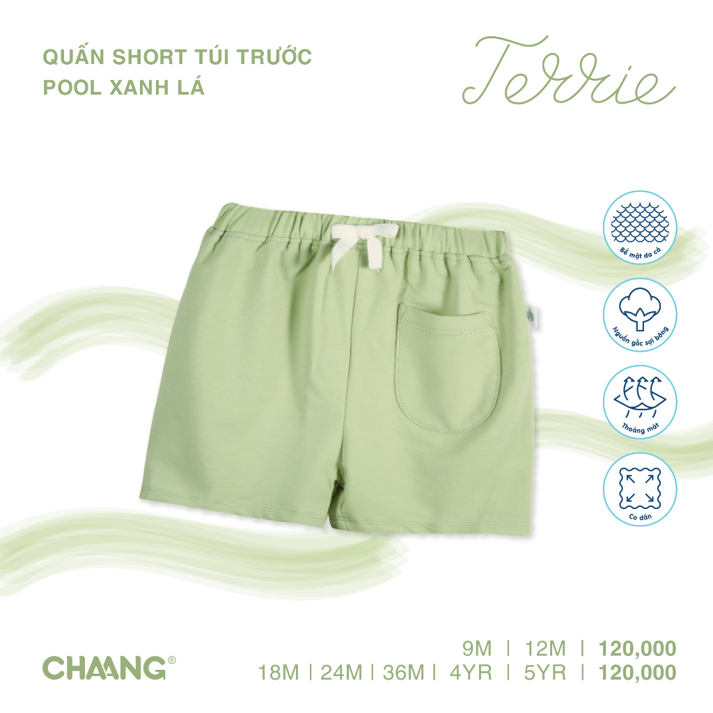 [CHAANG] Quần short túi trước Pool