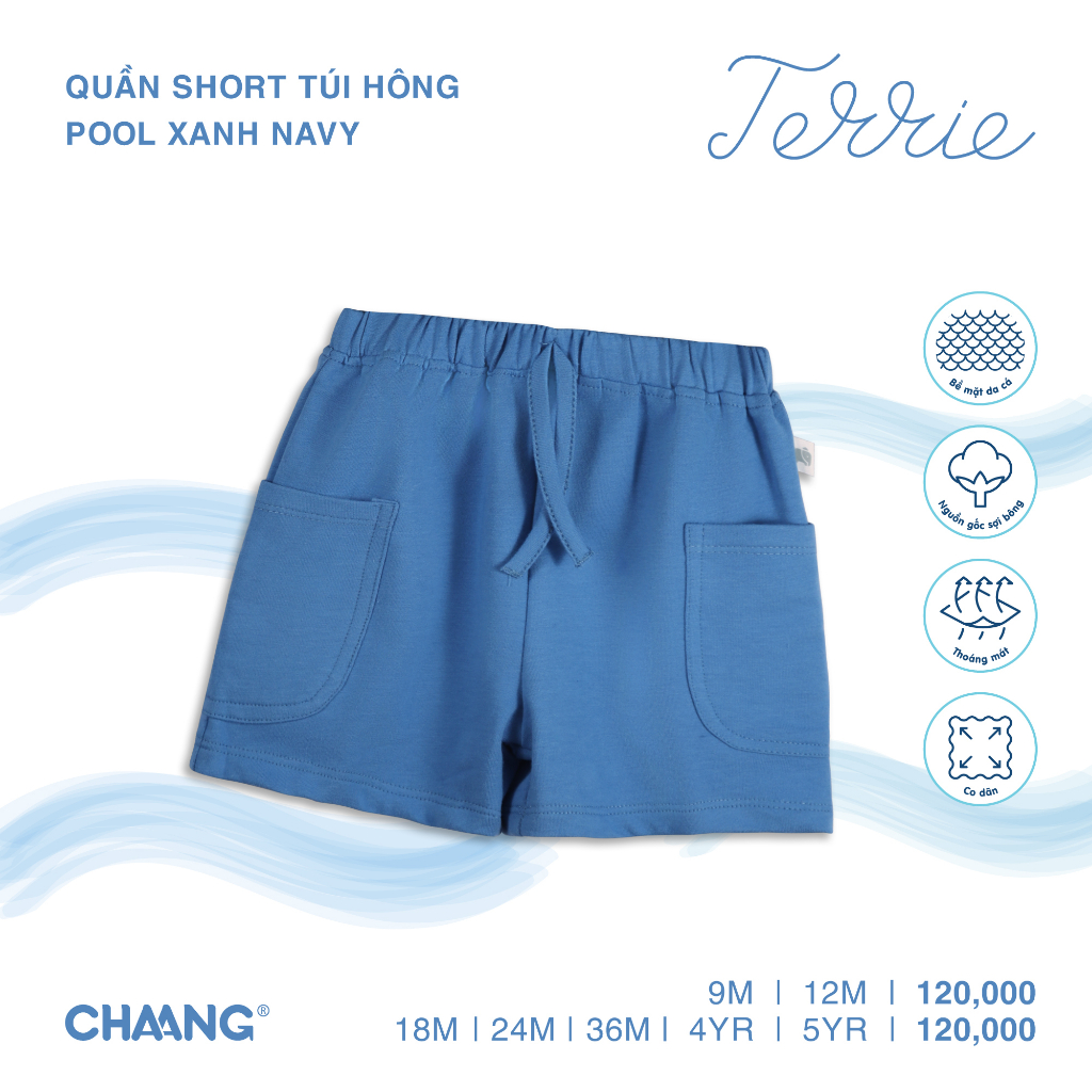 [CHAANG] Quần short túi trước Pool