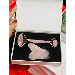Bộ thạch anh Hồng làm đẹp da