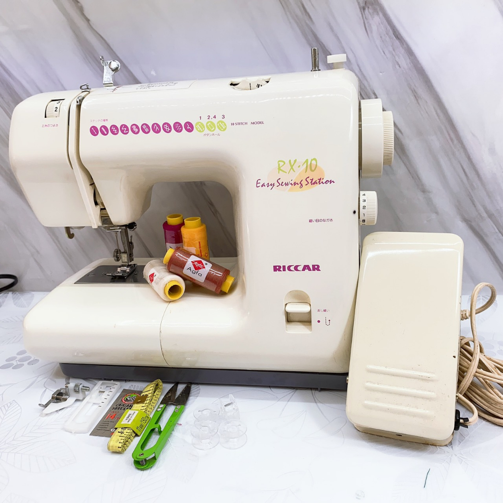 Máy May Mini Gia Đình Jaguar SB001 Chạy Bàn Ga- Hàng Nhật Nội Địa - Cam Kết May Mọi Loại Vải- BH 1 Năm