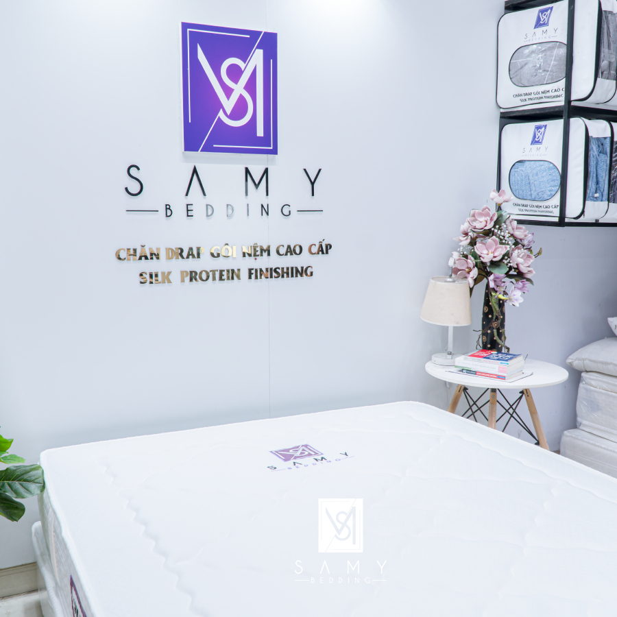 Nệm Lò Xo Túi Độc Lập SAMY BEDDING Luxury Cao Cấp 4 Sao Với Lớp Bông Cao Cấp Đem Lại Cảm Giác Êm Ái Mềm Mại